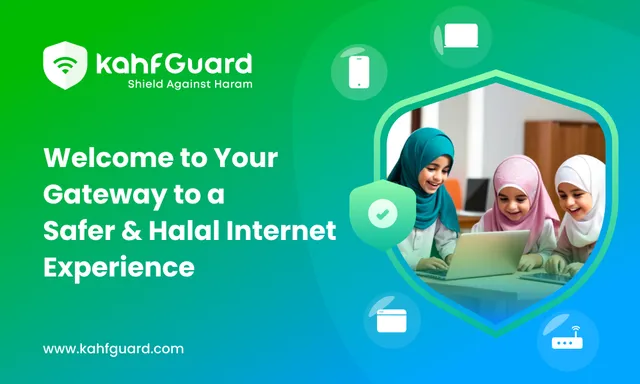 Kahf Guard blog banner introducing the halal internet experience