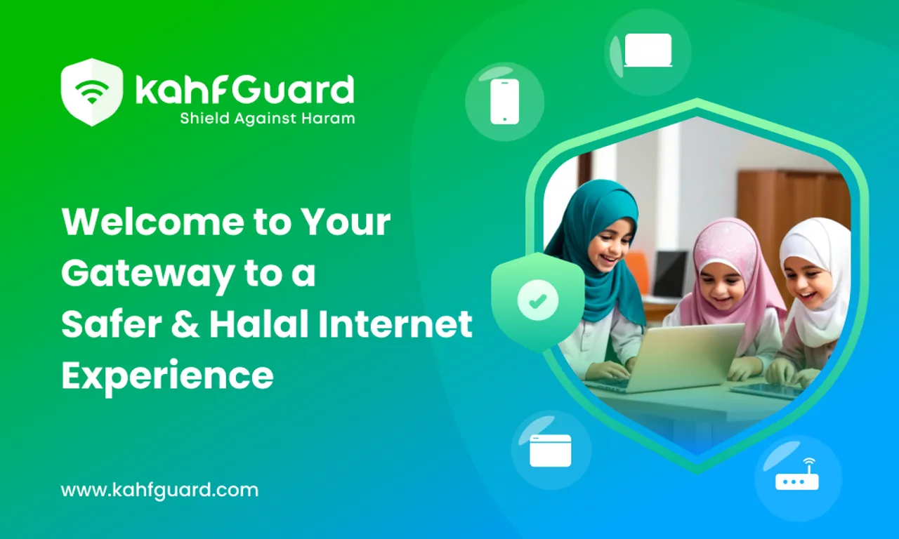 Kahf Guard blog banner introducing the halal internet experience
